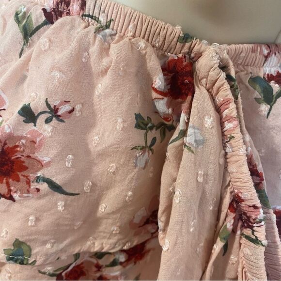 AMERICAN EAGLE Off The Shoulder Floral Crop Top - Picture 6 of 11